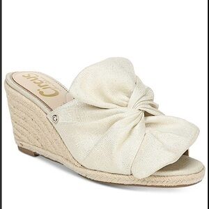 Circus by Sam Edelman Ivory size 8M Palma Espadrille Mules brand new